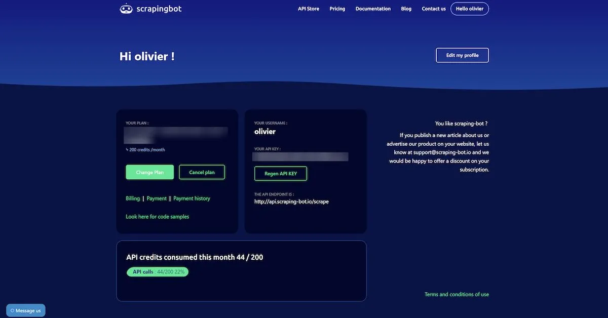 ScrapingBot – 強大且最佳化的大型專案網頁抓取解決方案